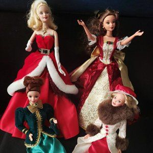 2007 Holiday Barbie Santa Dress Yuletide Romance Holiday Memories Holiday Belle